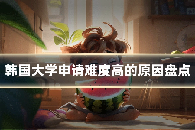 韩国大学申请难度高的原因盘点