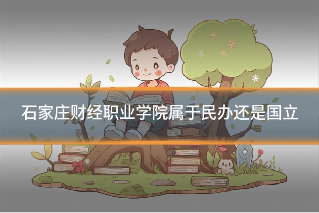 石家庄财经职业学院属于民办还是国立