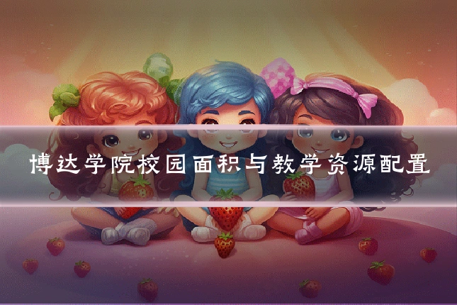 博达学院校园面积与教学资源配置
