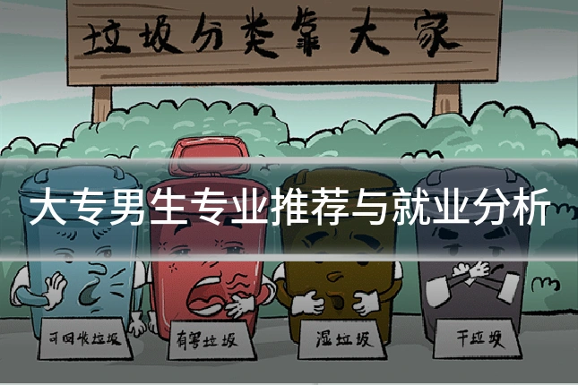 大专男生专业推荐与就业分析