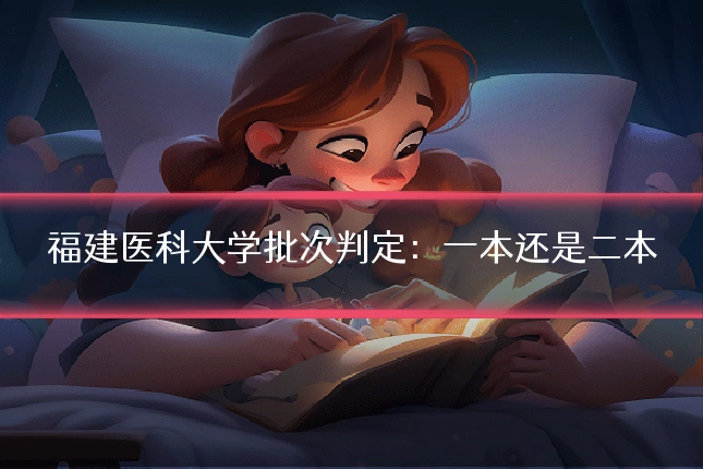 福建医科大学批次判定：一本还是二本