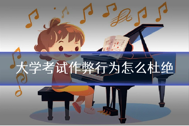大学考试作弊行为怎么杜绝
