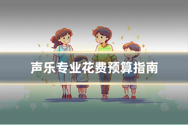 声乐专业花费预算指南