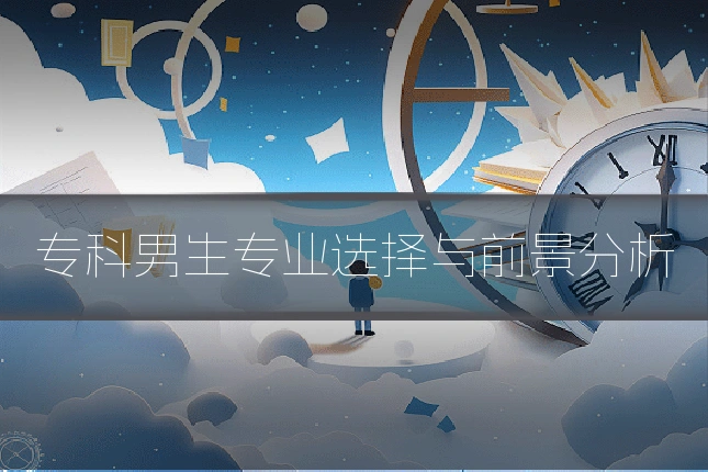 专科男生专业选择与前景分析