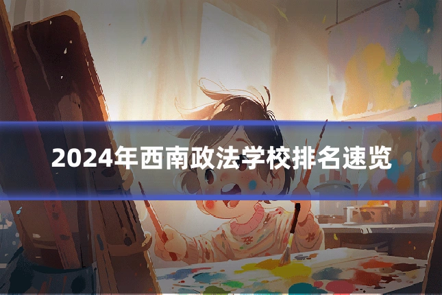 2024年西南政法学校排名速览