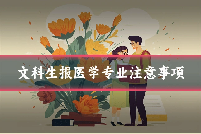 文科生报医学专业注意事项