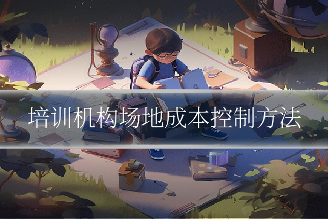 培训机构场地成本控制方法
