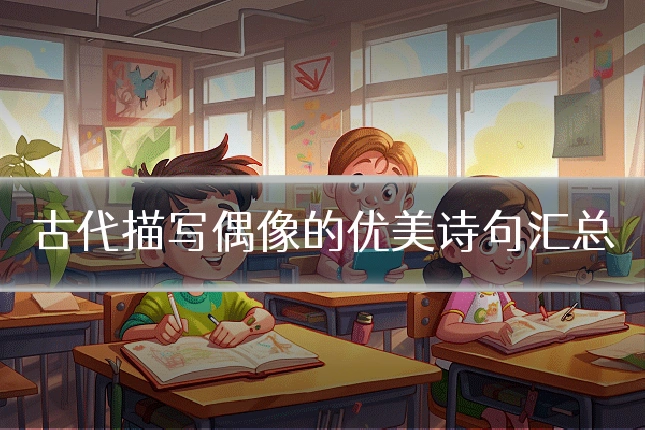 古代描写偶像的优美诗句汇总