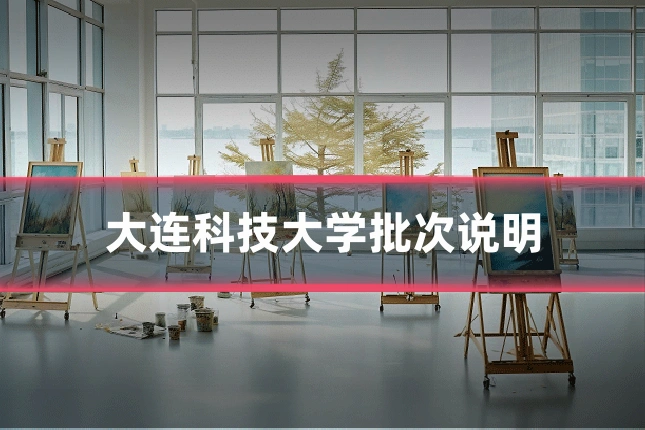 大连科技大学批次说明