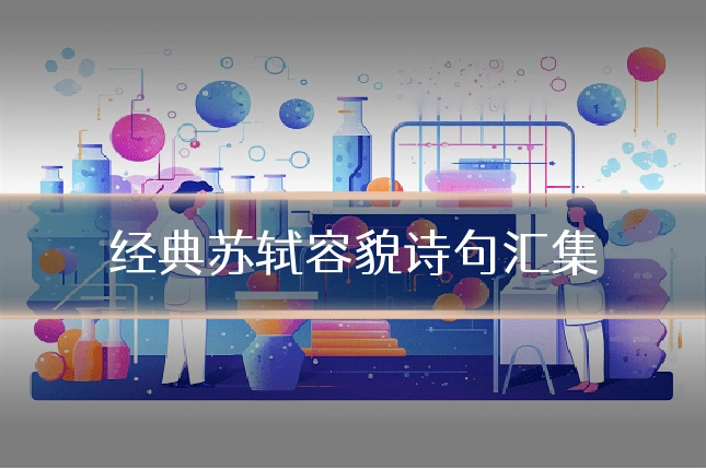 经典苏轼容貌诗句汇集