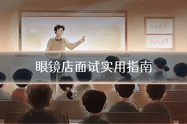 眼镜店面试实用指南