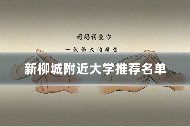 新柳城附近大学推荐名单