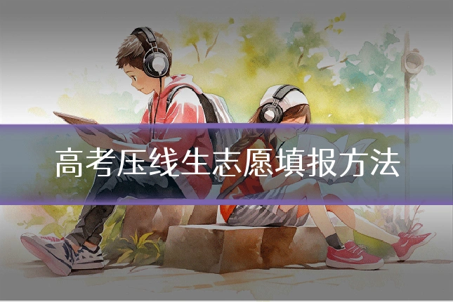 高考压线生志愿填报方法