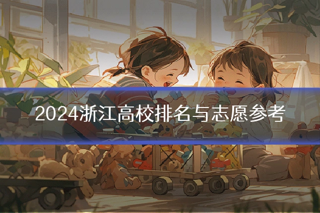 2024浙江高校排名与志愿参考