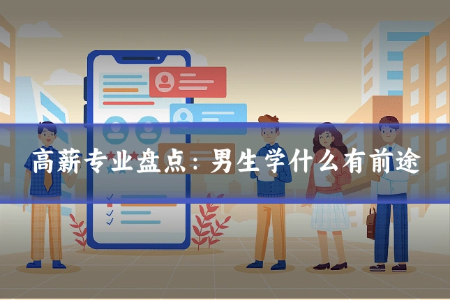 高薪专业盘点：男生学什么有前途