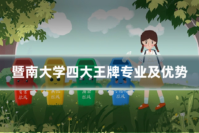 暨南大学四大王牌专业及优势