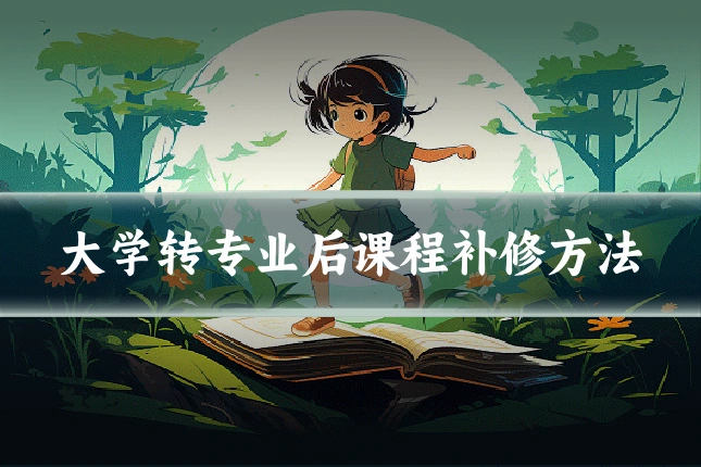 大学转专业后课程补修方法