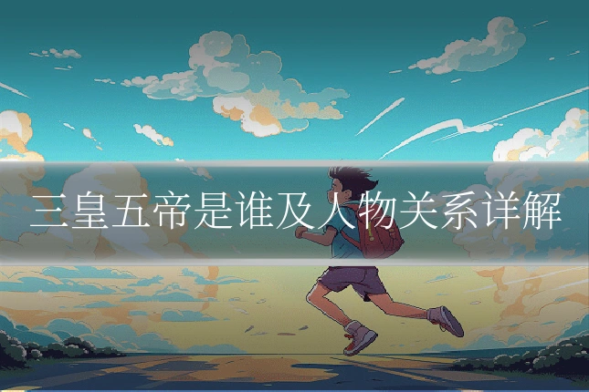 三皇五帝是谁及人物关系详解