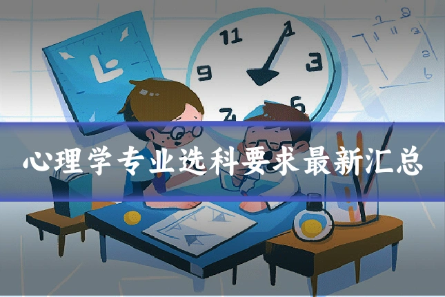 心理学专业选科要求最新汇总