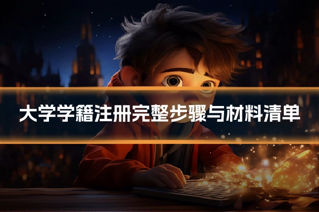 大学学籍注册完整步骤与材料清单