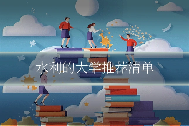 水利的大学推荐清单