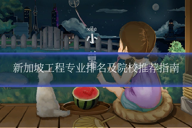 新加坡工程专业排名及院校推荐指南