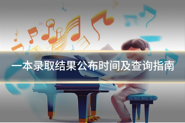 一本录取结果公布时间及查询指南