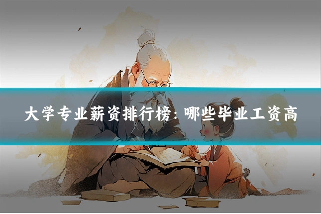 大学专业薪资排行榜：哪些毕业工资高