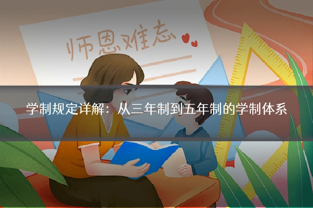 学制规定详解：从三年制到五年制的学制体系