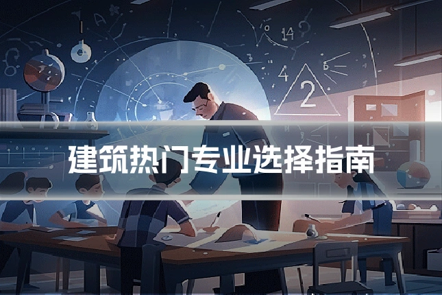 建筑热门专业选择指南