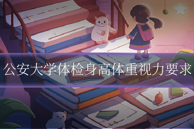 公安大学体检身高体重视力要求