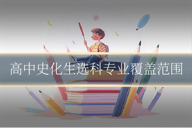 高中史化生选科专业覆盖范围