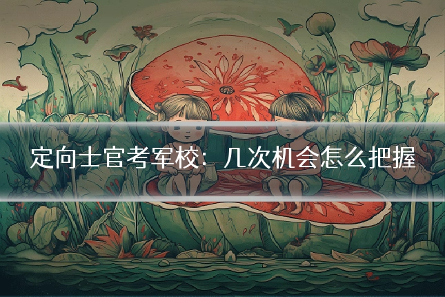 定向士官考军校：几次机会怎么把握