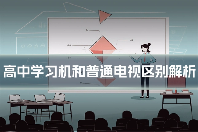 高中学习机和普通电视区别解析