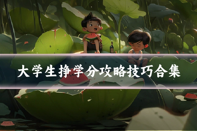 大学生挣学分攻略技巧合集