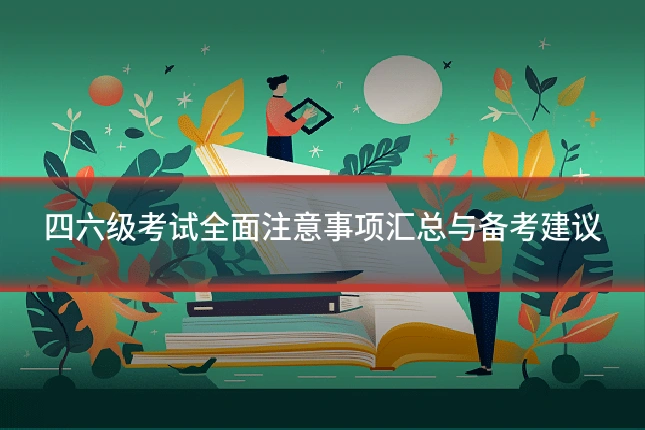 四六级考试全面注意事项汇总与备考建议