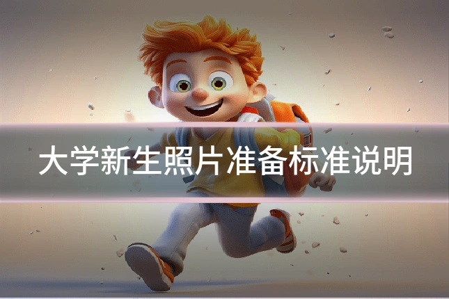 大学新生照片准备标准说明