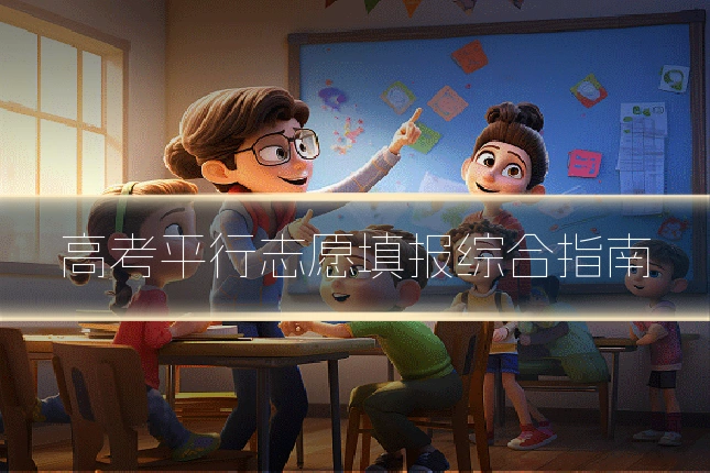 高考平行志愿填报综合指南
