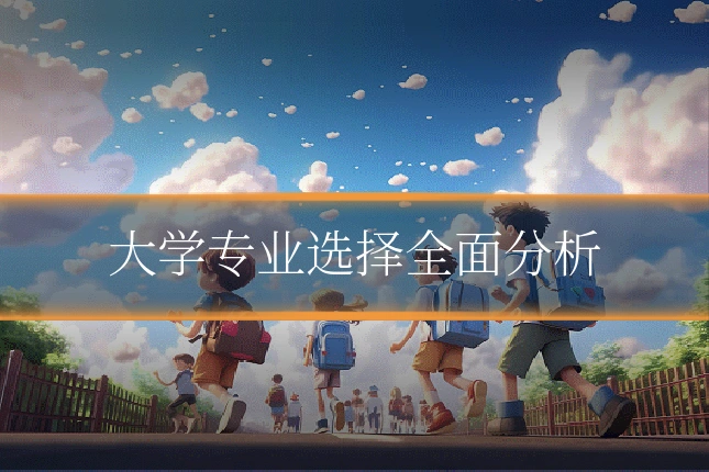 大学专业选择全面分析