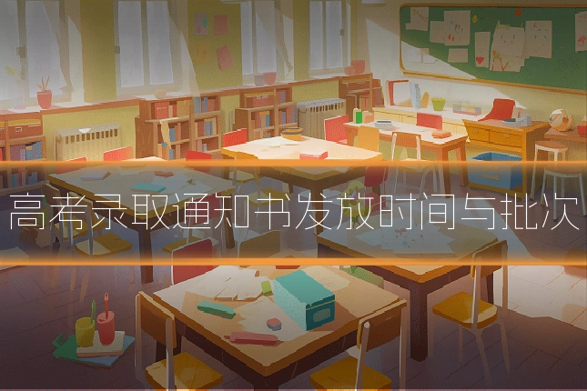 高考录取通知书发放时间与批次