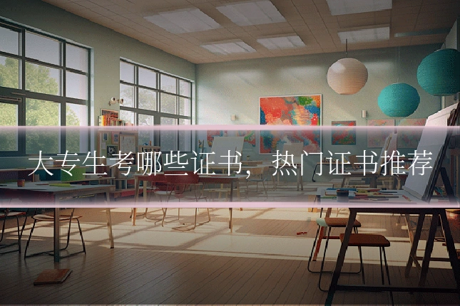 大专生考哪些证书，热门证书推荐