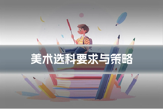 美术选科要求与策略