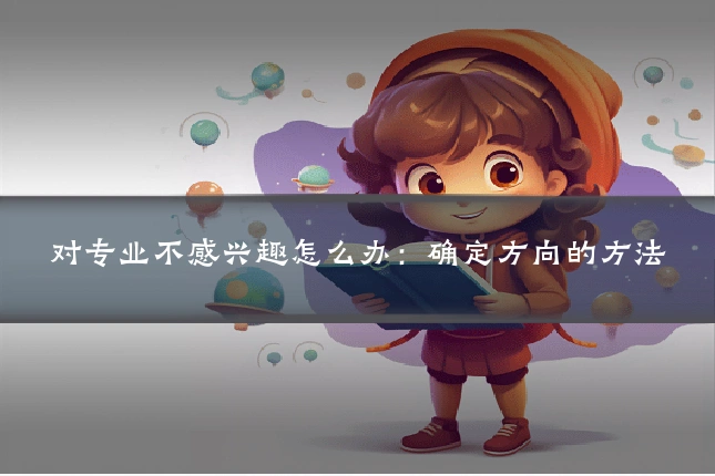 对专业不感兴趣怎么办：确定方向的方法