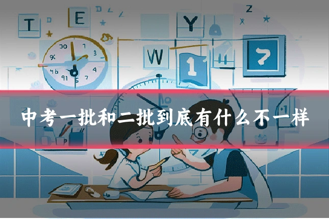 中考一批和二批到底有什么不一样