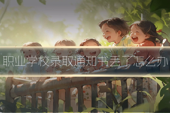 职业学校录取通知书丢了怎么办