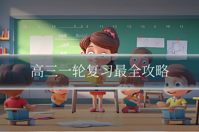 高三一轮复习最全攻略