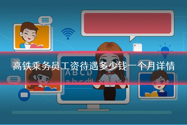 高铁乘务员工资待遇多少钱一个月详情
