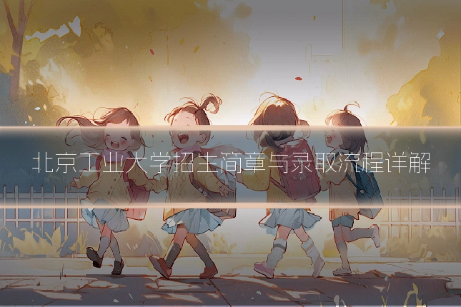北京工业大学招生简章与录取流程详解