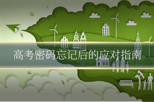 高考密码忘记后的应对指南