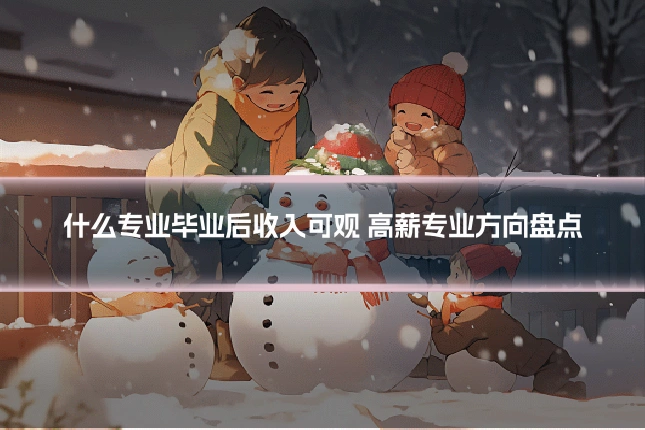 什么专业毕业后收入可观 高薪专业方向盘点